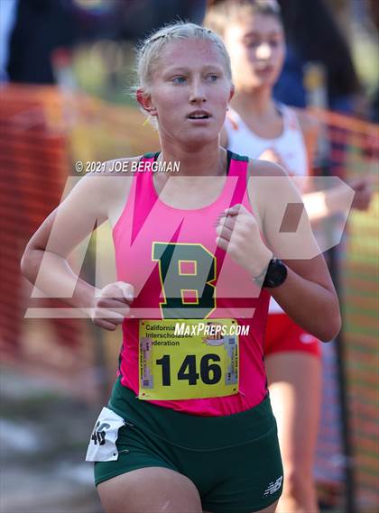 Thumbnail 3 in CIF State Cross Country Championships (Girls D3 Race) photogallery.