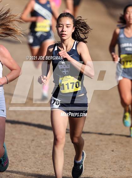 Thumbnail 3 in CIF State Cross Country Championships (Girls D3 Race) photogallery.