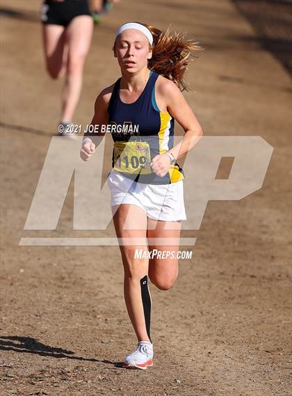 Thumbnail 2 in CIF State Cross Country Championships (Girls D3 Race) photogallery.