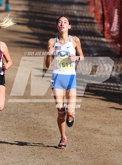 Thumbnail 2 in CIF State Cross Country Championships (Girls D3 Race) photogallery.