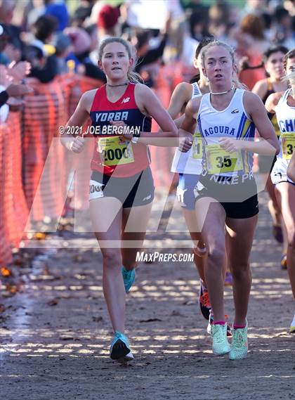 Thumbnail 2 in CIF State Cross Country Championships (Girls D3 Race) photogallery.