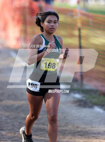 Thumbnail 2 in CIF State Cross Country Championships (Girls D3 Race) photogallery.