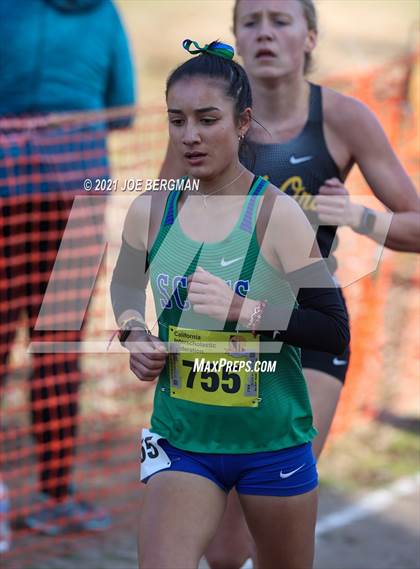 Thumbnail 1 in CIF State Cross Country Championships (Girls D3 Race) photogallery.