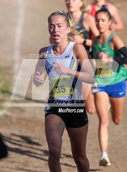Thumbnail 3 in CIF State Cross Country Championships (Girls D3 Race) photogallery.