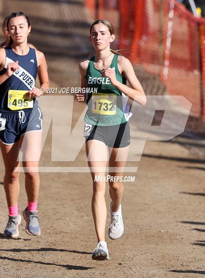 Thumbnail 1 in CIF State Cross Country Championships (Girls D3 Race) photogallery.