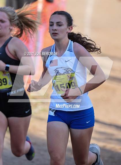 Thumbnail 2 in CIF State Cross Country Championships (Girls D3 Race) photogallery.