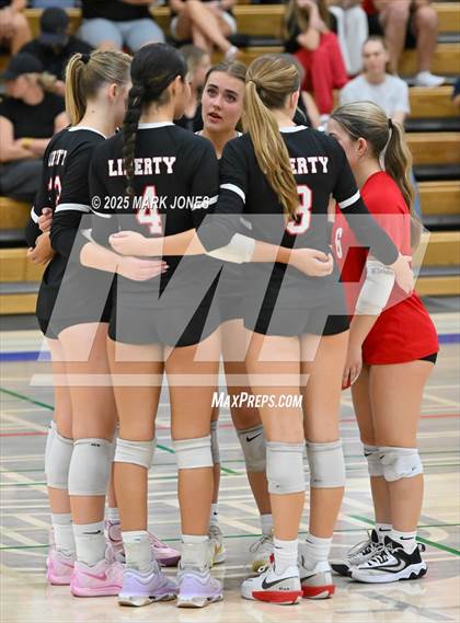 Thumbnail 3 in Xavier College Prep vs. Liberty photogallery.