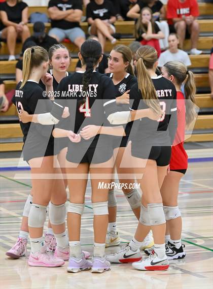 Thumbnail 1 in Xavier College Prep vs. Liberty photogallery.