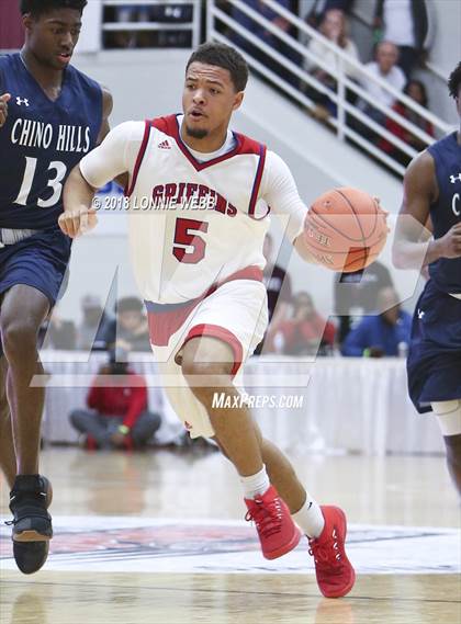 Thumbnail 1 in Chino Hills vs. Spartanburg Day (Spalding Hoophall Classic) photogallery.