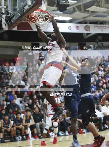Thumbnail 3 in Chino Hills vs. Spartanburg Day (Spalding Hoophall Classic) photogallery.