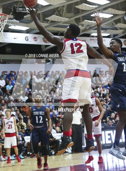 Thumbnail 3 in Chino Hills vs. Spartanburg Day (Spalding Hoophall Classic) photogallery.