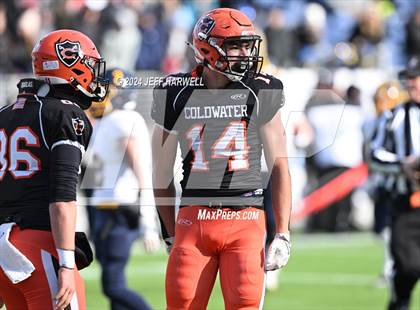 Thumbnail 3 in Kirtland vs. Coldwater (OHSAA Division 6 Final) photogallery.