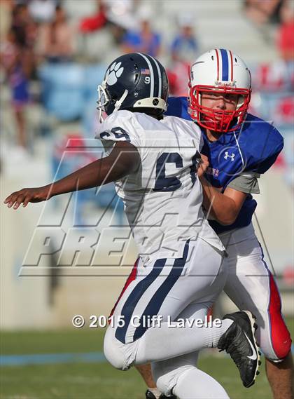 Thumbnail 2 in St. John's Christian vs Coastal Christian Prep (Sertoma Classic) photogallery.