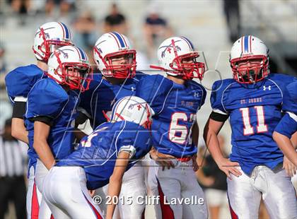 Thumbnail 1 in St. John's Christian vs Coastal Christian Prep (Sertoma Classic) photogallery.