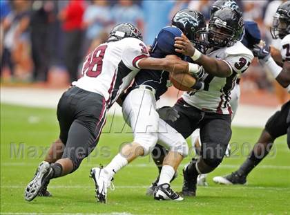 Thumbnail 1 in Pearland @ Kingwood (High School Football Kick Off Classic) photogallery.