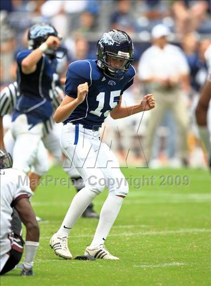 Thumbnail 1 in Pearland @ Kingwood (High School Football Kick Off Classic) photogallery.
