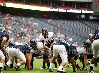 Thumbnail 1 in Pearland @ Kingwood (High School Football Kick Off Classic) photogallery.