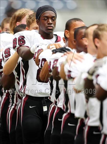 Thumbnail 1 in Pearland @ Kingwood (High School Football Kick Off Classic) photogallery.