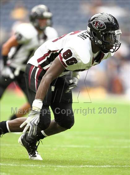 Thumbnail 2 in Pearland @ Kingwood (High School Football Kick Off Classic) photogallery.