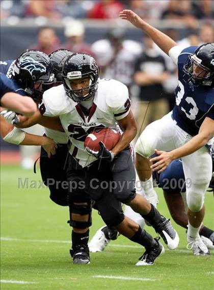 Thumbnail 1 in Pearland @ Kingwood (High School Football Kick Off Classic) photogallery.