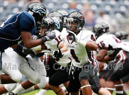 Thumbnail 2 in Pearland @ Kingwood (High School Football Kick Off Classic) photogallery.
