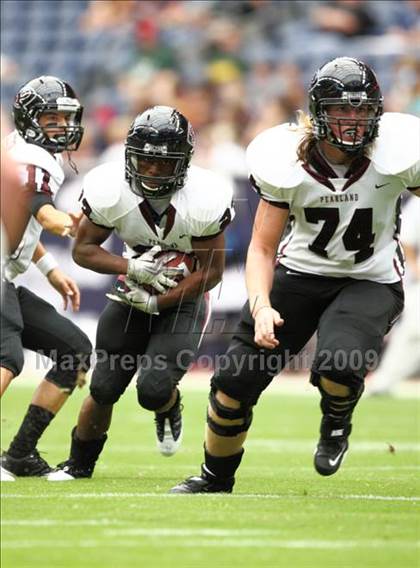 Thumbnail 1 in Pearland @ Kingwood (High School Football Kick Off Classic) photogallery.