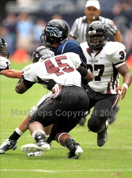 Thumbnail 3 in Pearland @ Kingwood (High School Football Kick Off Classic) photogallery.