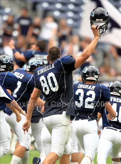 Thumbnail 1 in Pearland @ Kingwood (High School Football Kick Off Classic) photogallery.