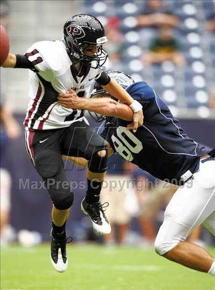Thumbnail 2 in Pearland @ Kingwood (High School Football Kick Off Classic) photogallery.