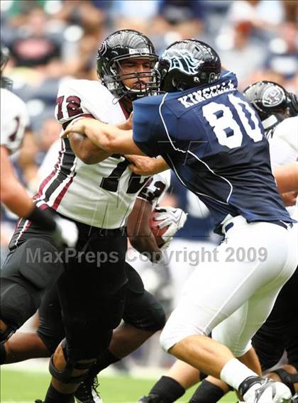 Thumbnail 3 in Pearland @ Kingwood (High School Football Kick Off Classic) photogallery.