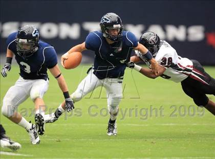 Thumbnail 1 in Pearland @ Kingwood (High School Football Kick Off Classic) photogallery.