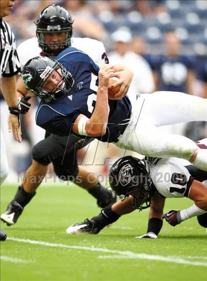 Thumbnail 1 in Pearland @ Kingwood (High School Football Kick Off Classic) photogallery.