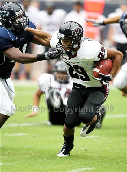 Thumbnail 2 in Pearland @ Kingwood (High School Football Kick Off Classic) photogallery.