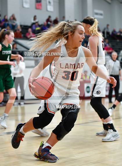 Thumbnail 3 in Lamar vs. Episcopal (AAA 3A Regional Playoff) photogallery.