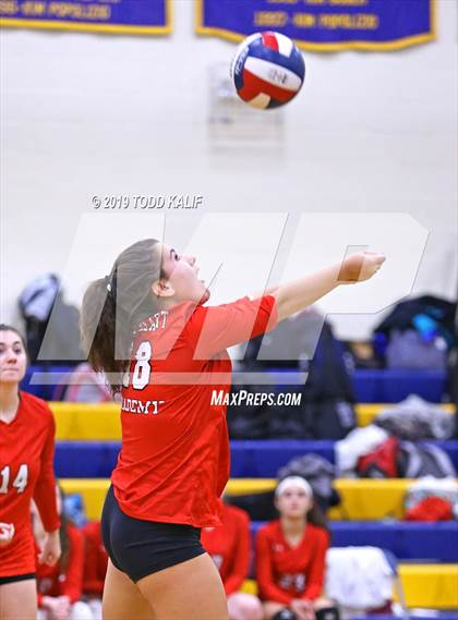 Thumbnail 2 in Sacred Heart Academy @ RHAM (CIAC Class L Second Round) photogallery.