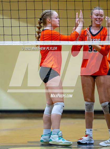 Thumbnail 3 in South View vs West Brunswick (Jack Britt's 19th Annual Volleyball Jamboree)(scrimmage) photogallery.