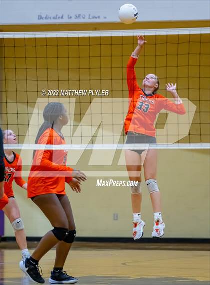 Thumbnail 2 in South View vs West Brunswick (Jack Britt's 19th Annual Volleyball Jamboree)(scrimmage) photogallery.
