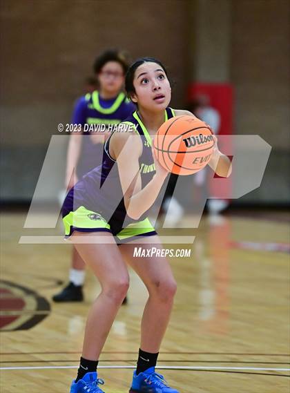 Thumbnail 1 in (CHSAA 3A Round 2 Girls Basketball) Ellicott vs Vanguard  photogallery.