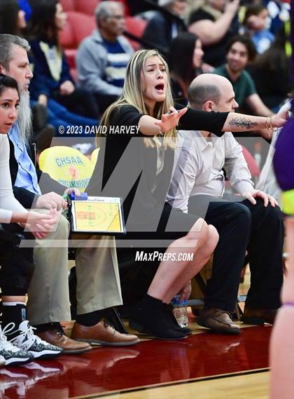 Thumbnail 3 in (CHSAA 3A Round 2 Girls Basketball) Ellicott vs Vanguard  photogallery.