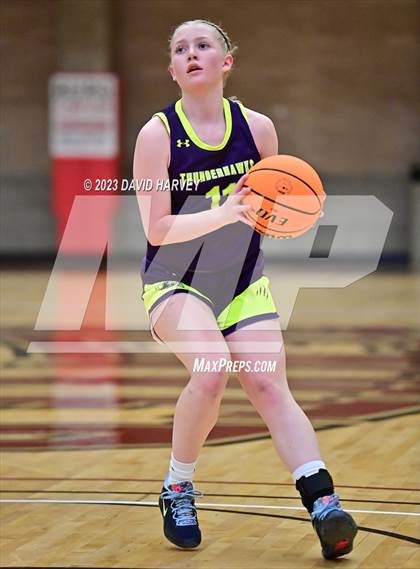 Thumbnail 2 in (CHSAA 3A Round 2 Girls Basketball) Ellicott vs Vanguard  photogallery.