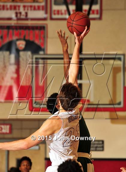 Thumbnail 1 in Damien vs. Cathedral (CIF SoCal Regional D3 Final) photogallery.