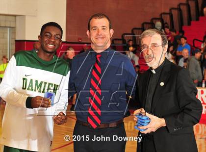 Thumbnail 1 in Damien vs. Cathedral (CIF SoCal Regional D3 Final) photogallery.