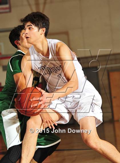 Thumbnail 3 in Damien vs. Cathedral (CIF SoCal Regional D3 Final) photogallery.