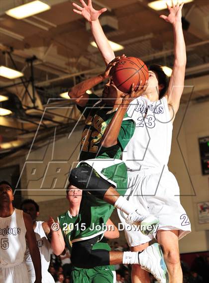 Thumbnail 1 in Damien vs. Cathedral (CIF SoCal Regional D3 Final) photogallery.