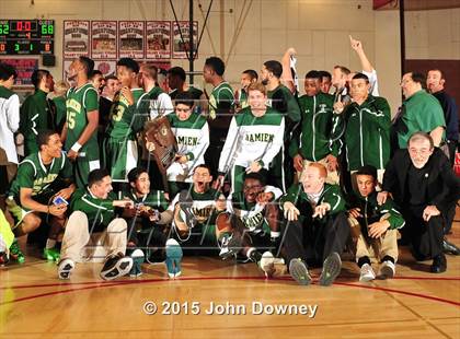 Thumbnail 3 in Damien vs. Cathedral (CIF SoCal Regional D3 Final) photogallery.