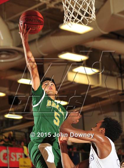 Thumbnail 1 in Damien vs. Cathedral (CIF SoCal Regional D3 Final) photogallery.