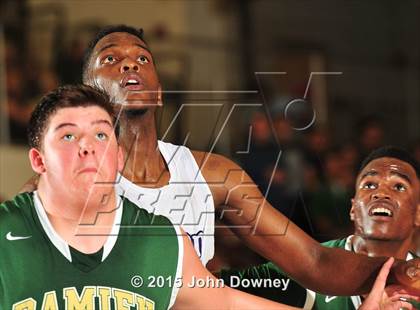 Thumbnail 1 in Damien vs. Cathedral (CIF SoCal Regional D3 Final) photogallery.