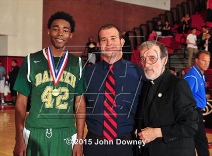 Thumbnail 1 in Damien vs. Cathedral (CIF SoCal Regional D3 Final) photogallery.
