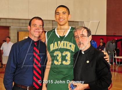 Thumbnail 2 in Damien vs. Cathedral (CIF SoCal Regional D3 Final) photogallery.