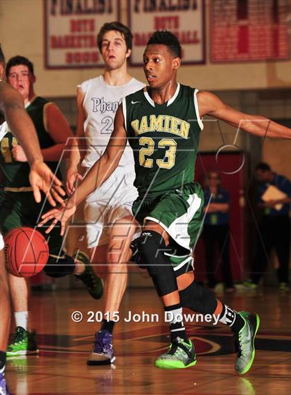Thumbnail 1 in Damien vs. Cathedral (CIF SoCal Regional D3 Final) photogallery.